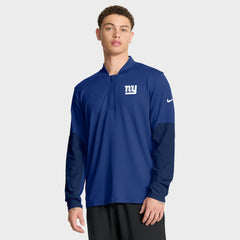 Nike New York Giants Sideline Dri-FIT Half-Zip Pullover Royal