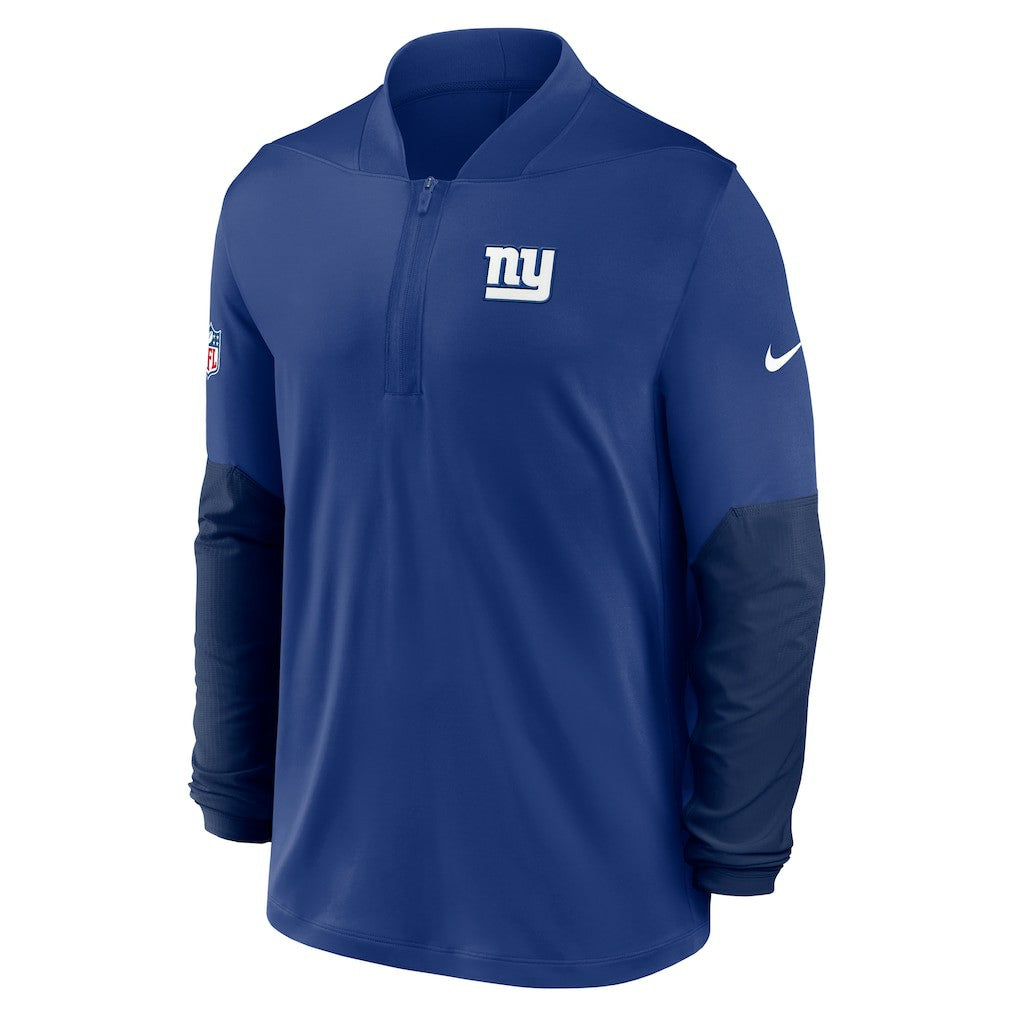Nike New York Giants Sideline Dri-FIT Half-Zip Pullover Royal