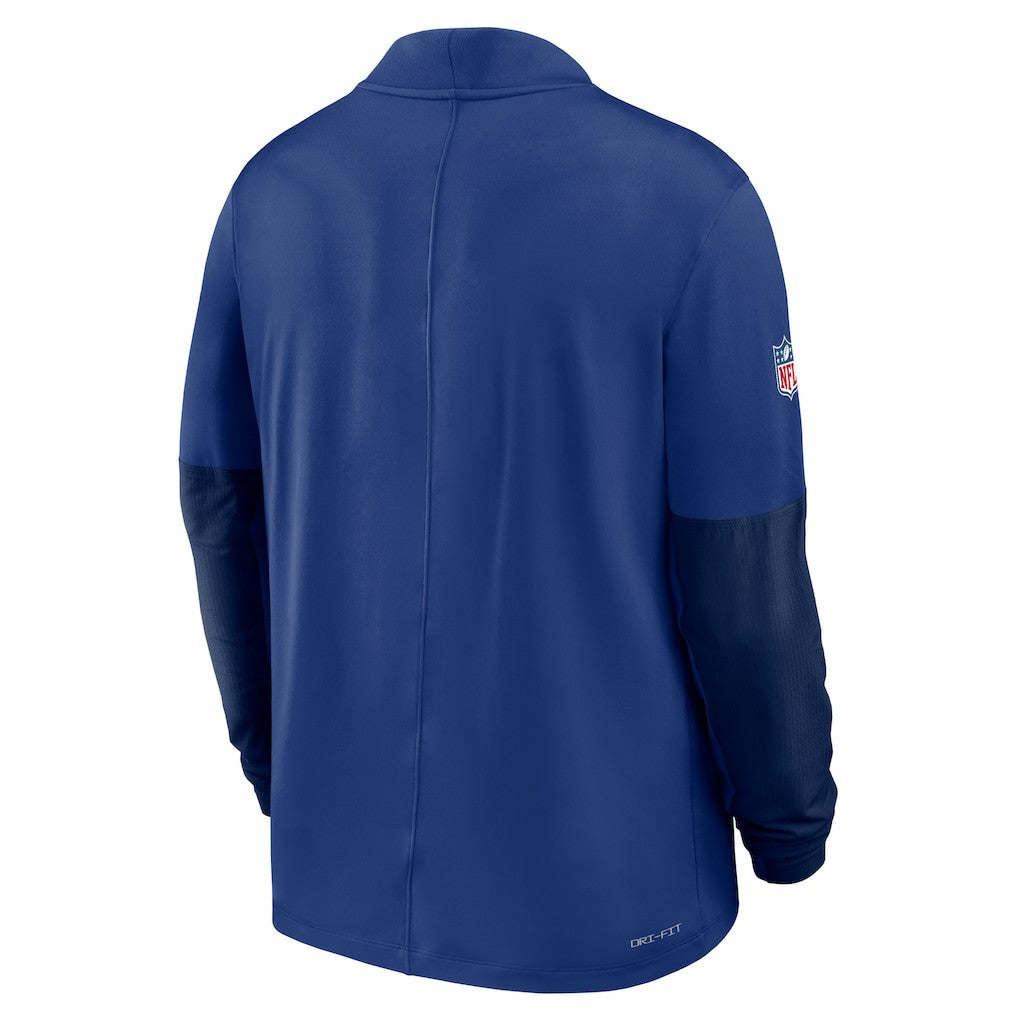 Nike New York Giants Sideline Dri-FIT Half-Zip Pullover Royal