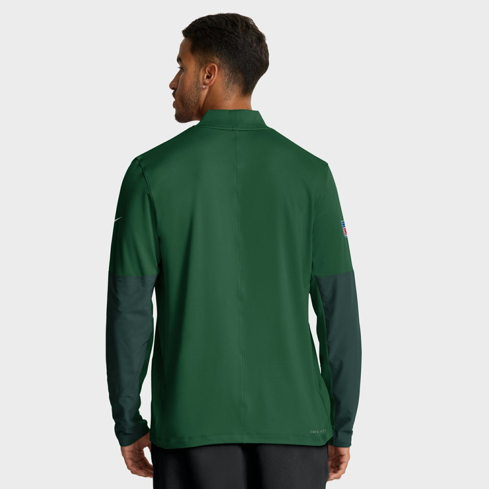 Nike New York Jets Sideline Dri-FIT Half-Zip Pullover Green