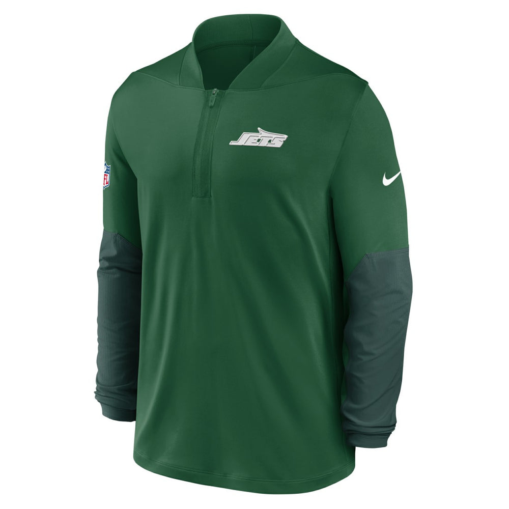 Nike New York Jets Sideline Dri-FIT Half-Zip Pullover Green