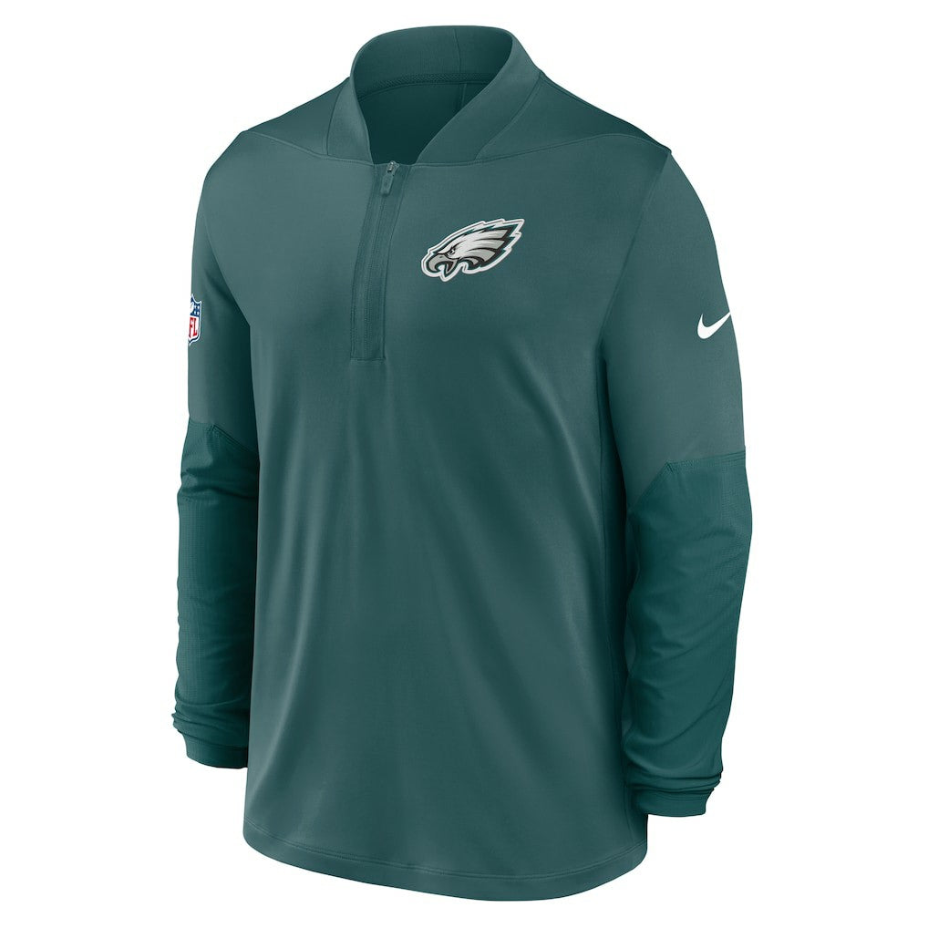 Nike Philadelphia Eagles Sideline Dri-FIT Half-Zip Pullover Green