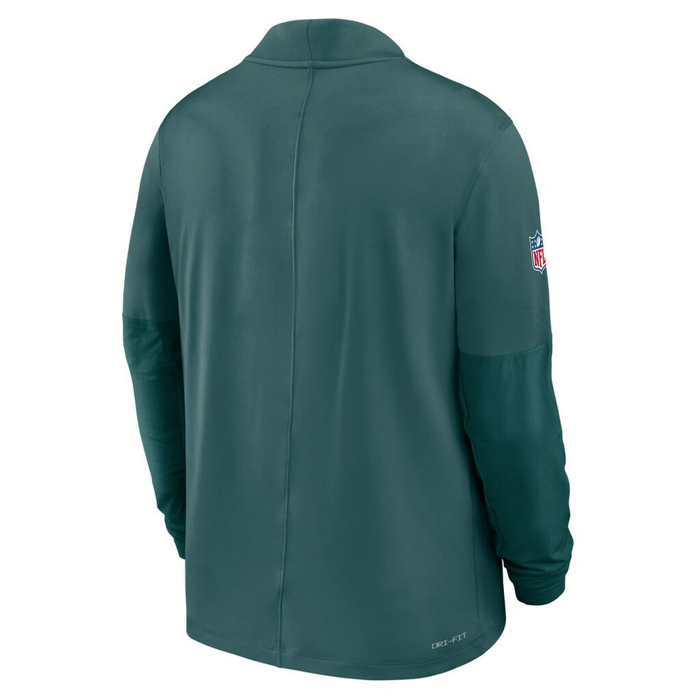 Nike Philadelphia Eagles Sideline Dri-FIT Half-Zip Pullover Green