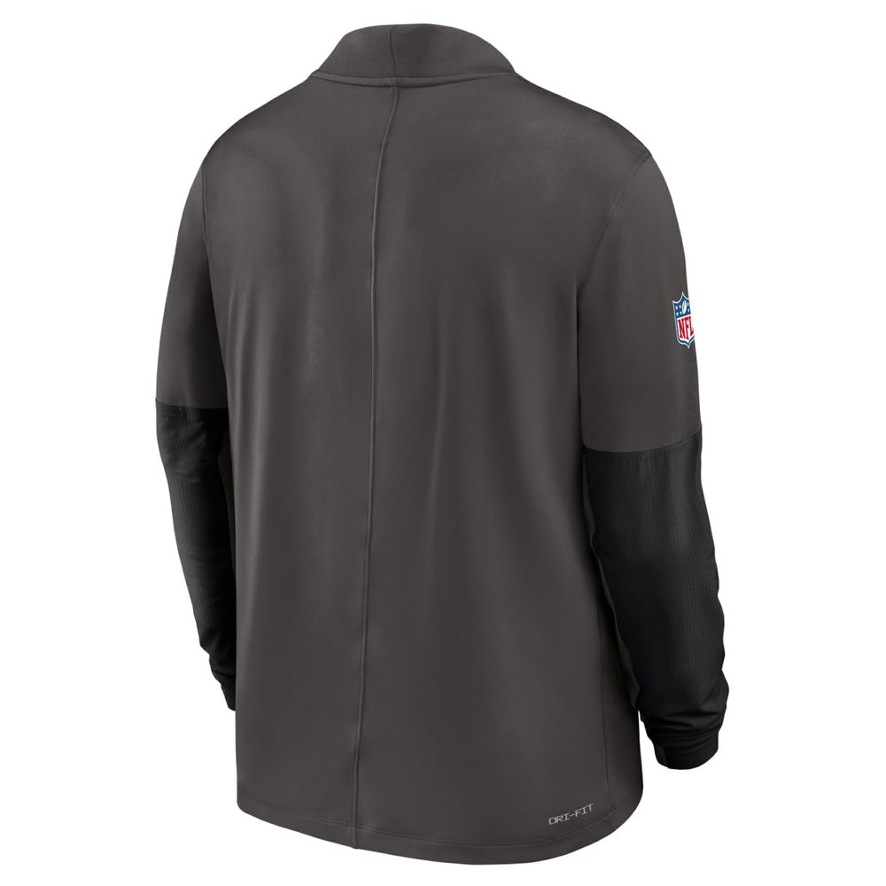 Nike Tampa Bay Buccaneers Sideline Dri-FIT Half-Zip Pullover Pewter