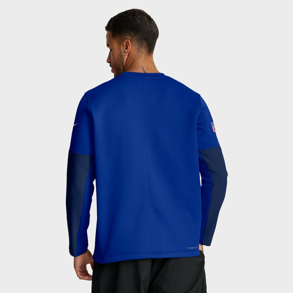 Nike Buffalo Bills Sideline Coach Therma-FIT Long Sleeve T-Shirt Royal
