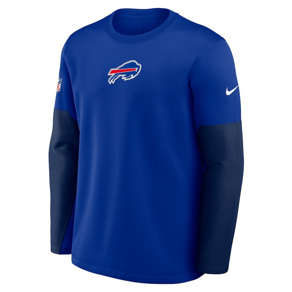 Nike Buffalo Bills Sideline Coach Therma-FIT Long Sleeve T-Shirt Royal