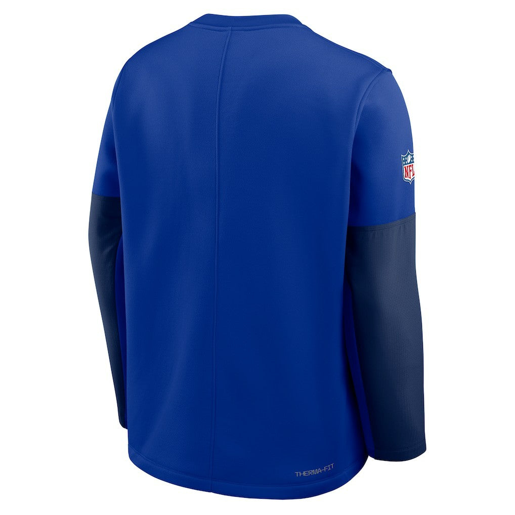 Nike Buffalo Bills Sideline Coach Therma-FIT Long Sleeve T-Shirt Royal
