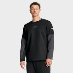 Nike Carolina Panthers Sideline Coach Therma-FIT Long Sleeve T-Shirt Black