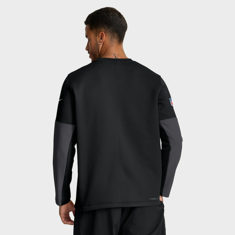 Nike Baltimore Ravens Sideline Coach Therma-FIT Long Sleeve T-Shirt Black