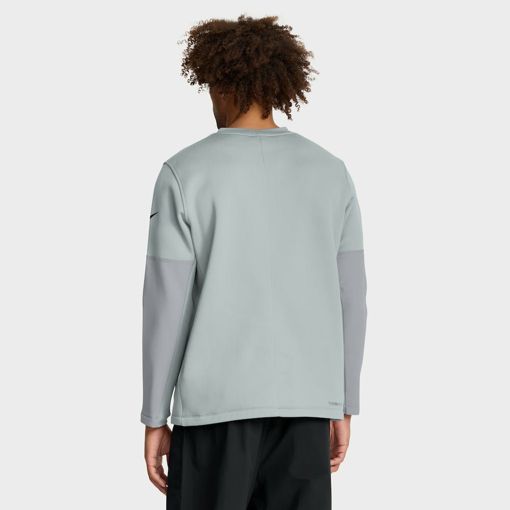 Nike Las Vegas Raiders Sideline Coach Therma-FIT Long Sleeve T-Shirt Silver