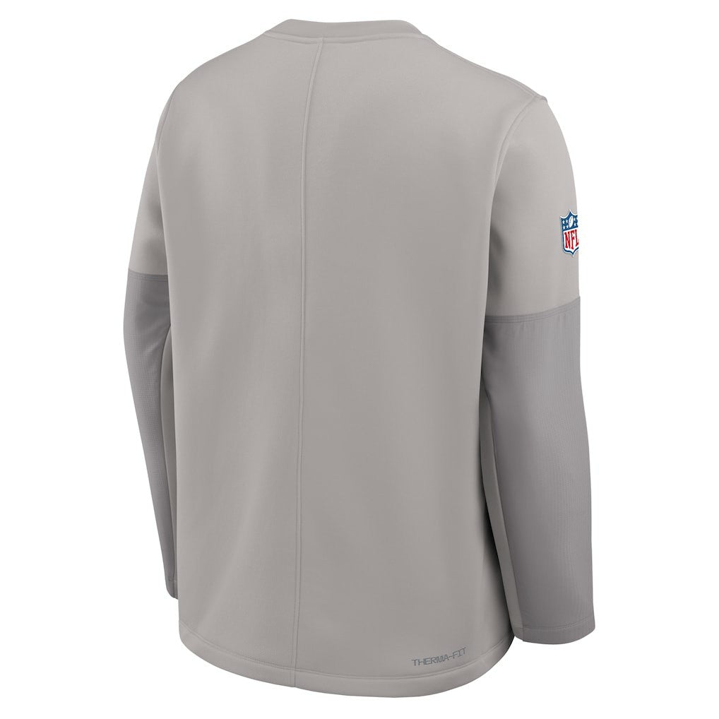 Nike Miami Dolphins Sideline Coach Therma-FIT Long Sleeve T-Shirt Gray
