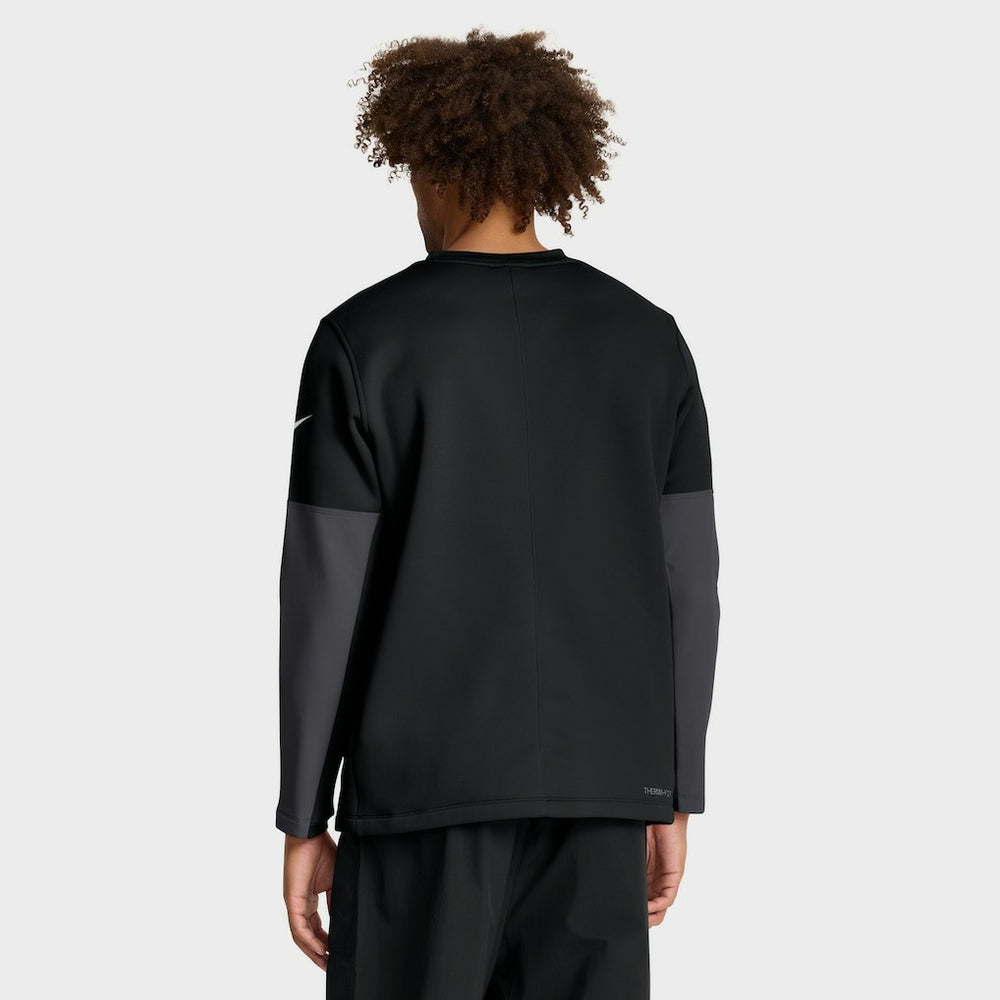 Nike Minnesota Vikings Sideline Coach Therma-FIT Long Sleeve T-Shirt Black