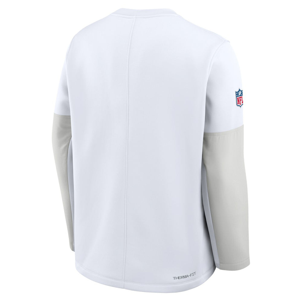 Nike Green Bay Packers Sideline Coach Therma-FIT Long Sleeve T-Shirt White