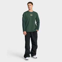Nike Green Bay Packers Sideline Coach Therma-FIT Long Sleeve T-Shirt Green