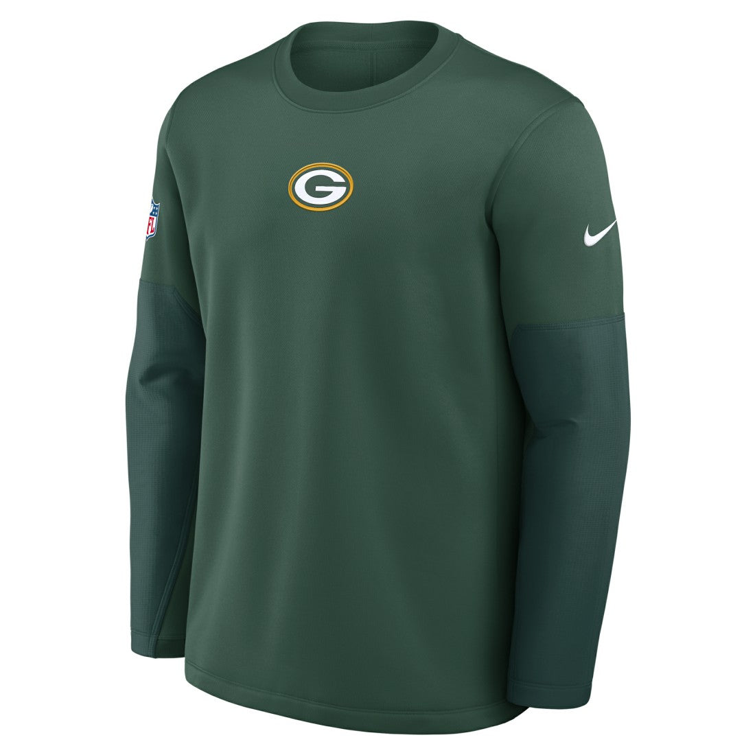 Nike Green Bay Packers Sideline Coach Therma-FIT Long Sleeve T-Shirt Green