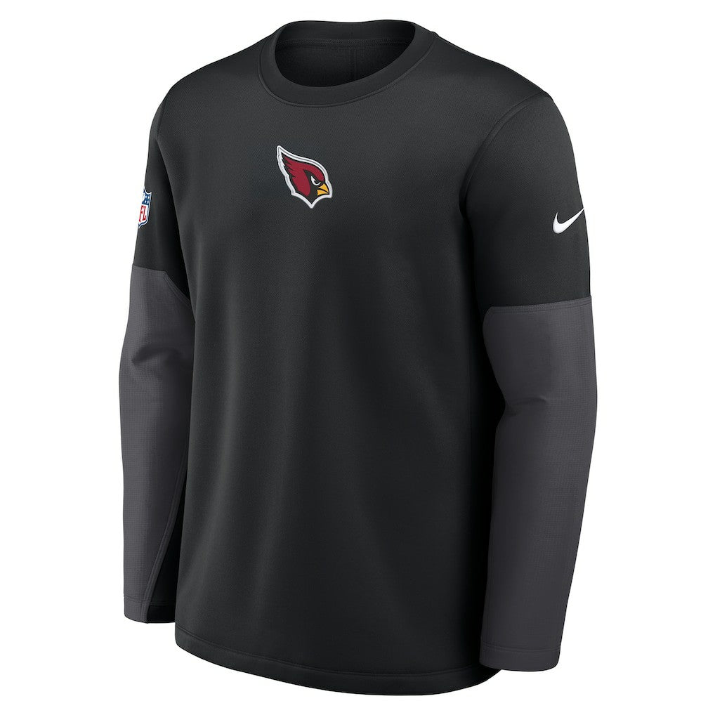 Nike Arizona Cardinals Sideline Coach Therma-FIT Long Sleeve T-Shirt Black