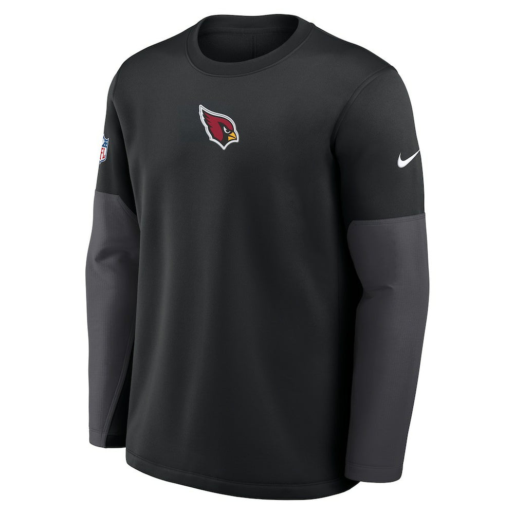 Nike Arizona Cardinals Sideline Coach Therma-FIT Long Sleeve T-Shirt Black