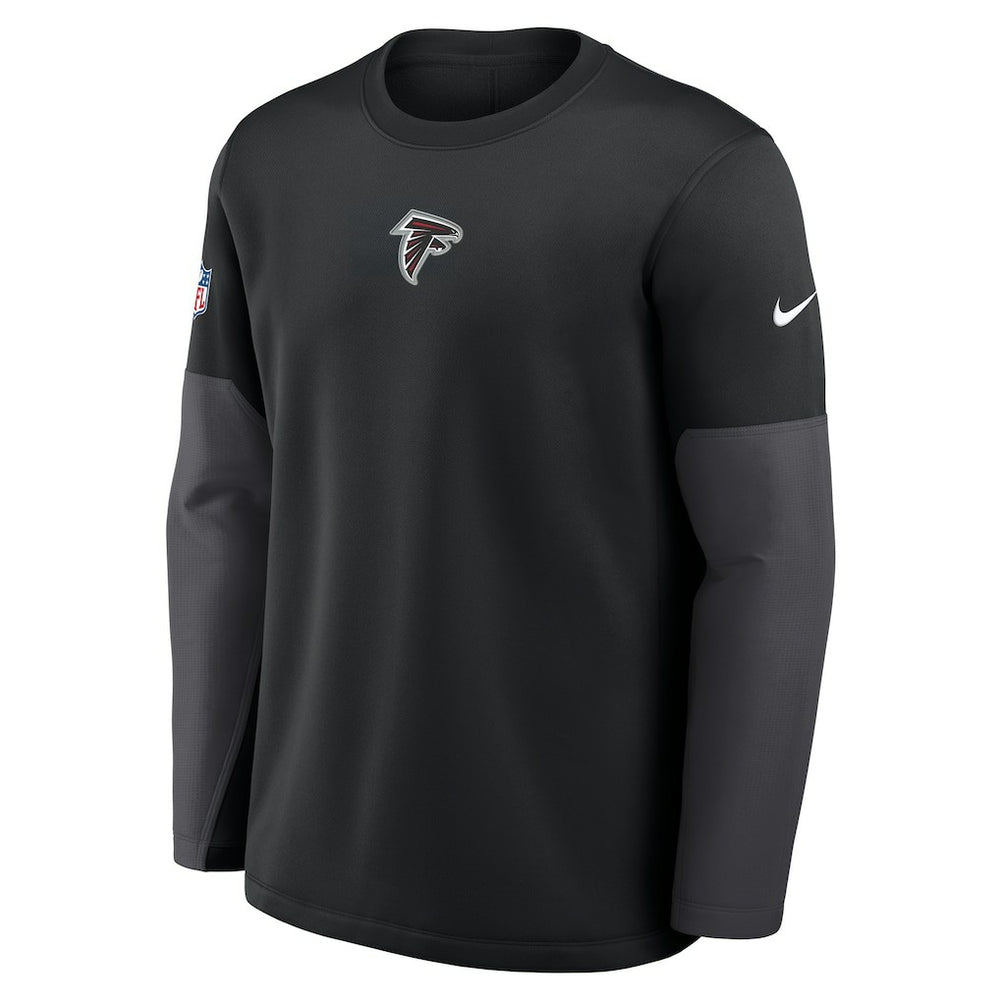 Nike Atlanta Falcons Sideline Coach Therma-FIT Long Sleeve T-Shirt Black