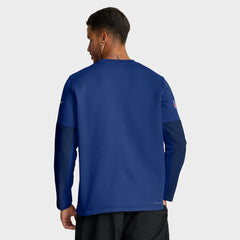 Nike New York Giants Sideline Coach Therma-FIT Long Sleeve T-Shirt Royal
