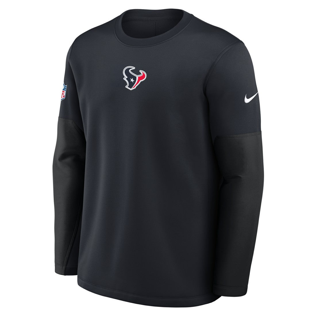 Nike Houston Texans Sideline Coach Therma-FIT Long Sleeve T-Shirt Navy