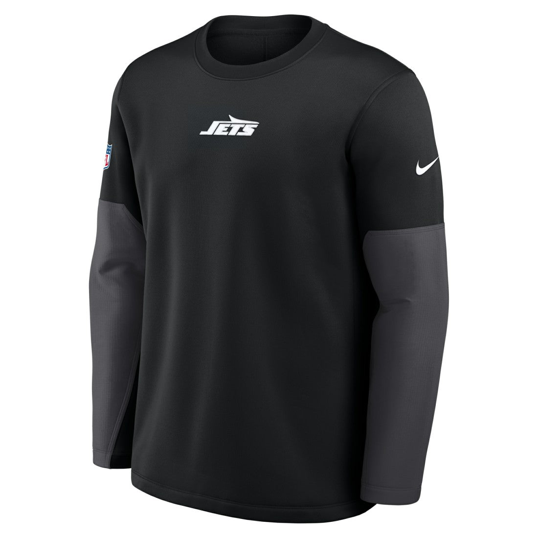Nike New York Jets Sideline Coach Therma-FIT Long Sleeve T-Shirt Black