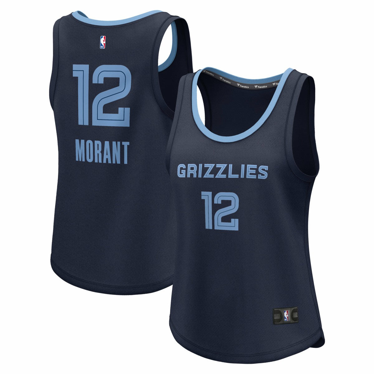 Ja Morant Memphis Grizzlies Women's Fast Break Player Jersey Icon Edition Navy | Fanatics Lifestyle