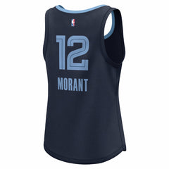 Ja Morant Memphis Grizzlies Women's Fast Break Player Jersey Icon Edition Navy | Fanatics Lifestyle