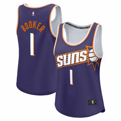 Devin Booker Phoenix Suns Women's Fast Break Player Jersey Icon Edition Purple | Fanatics online