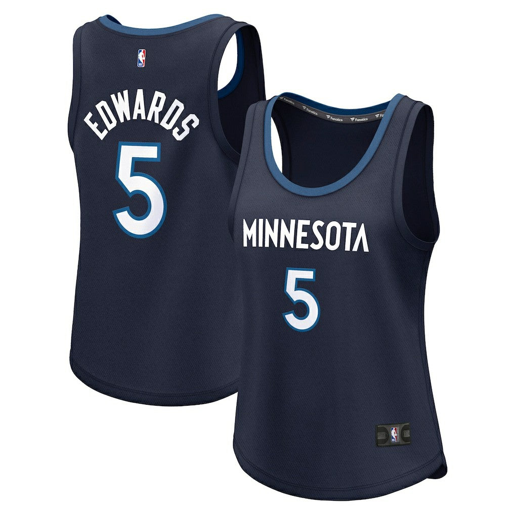 Anthony Edwards Minnesota Timberwolves Women's Fast Break Player Jersey Icon Edition Navy | Fanatics online
