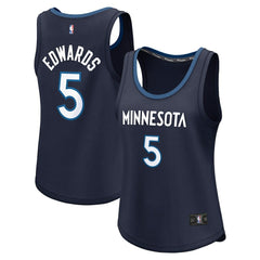 Anthony Edwards Minnesota Timberwolves Women's Fast Break Player Jersey Icon Edition Navy | Fanatics online
