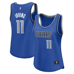 Kyrie Irving Dallas Mavericks Women's Fast Break Player Jersey for sale Icon Editi- Blue | Fanatics US