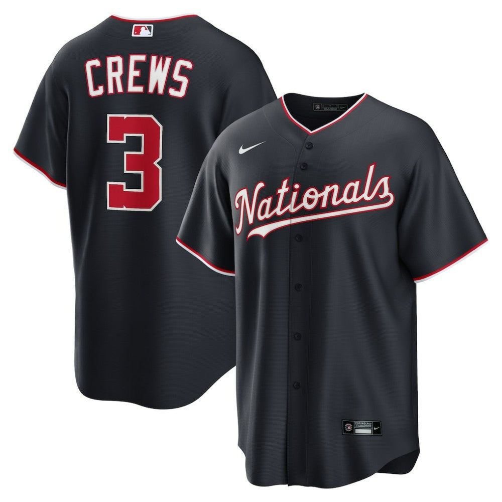 Dylan Crews Washington Nationals Nike Alternate Replica Jersey - Navy - Nike Discount