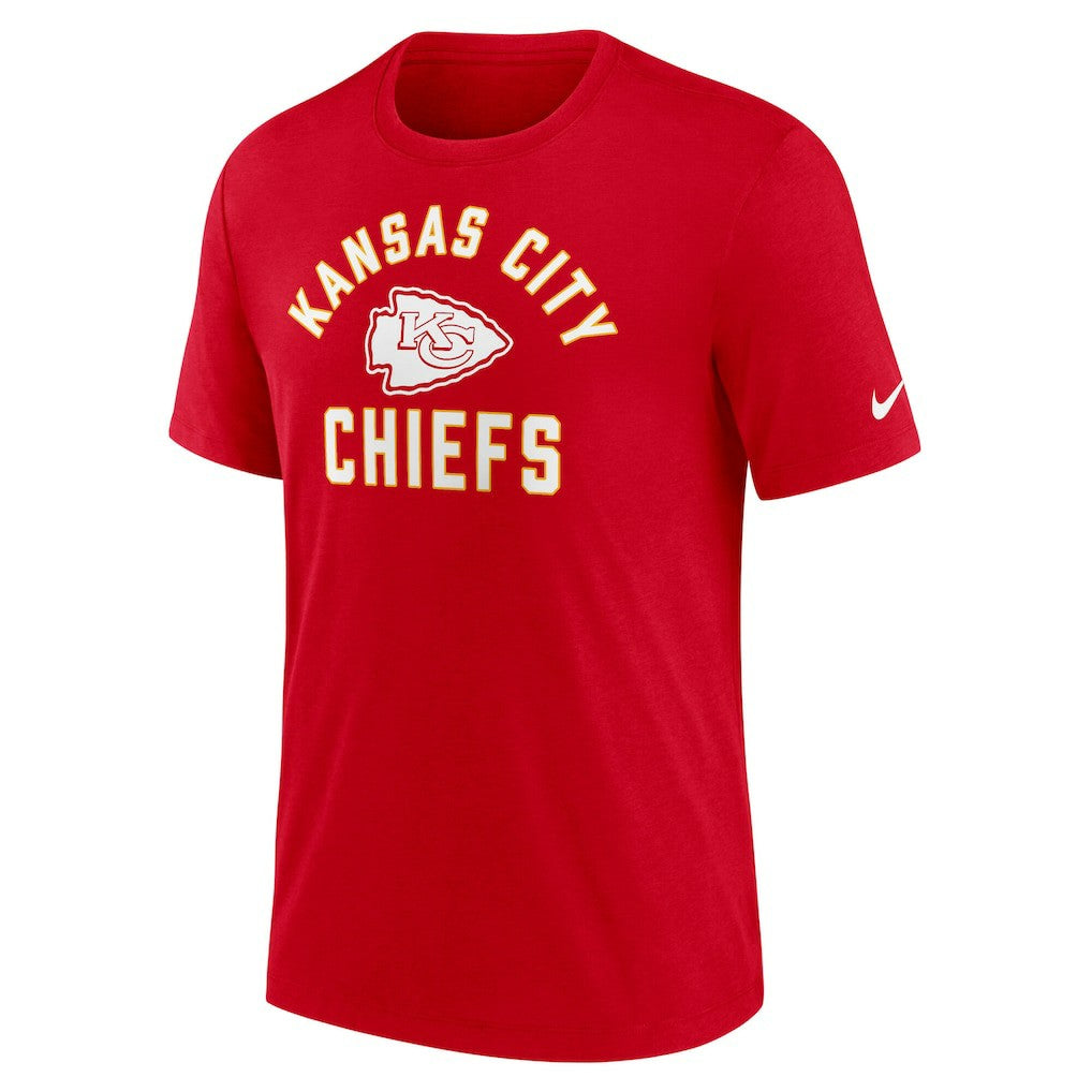 Nike Kansas City Chiefs Favorable Timeline Tri-Blend T-Shirt Red