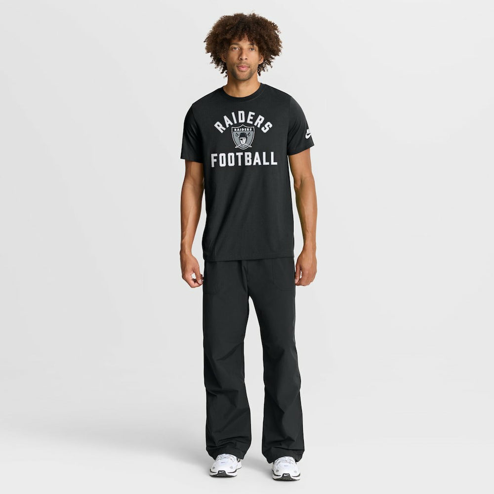 Nike Las Vegas Raiders Favorable Timeline Tri-Blend T-Shirt Black