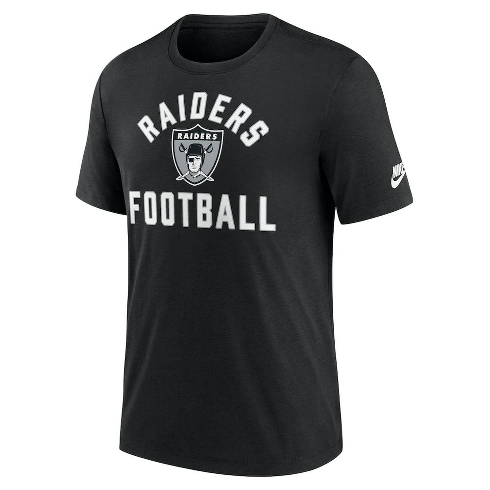 Nike Las Vegas Raiders Favorable Timeline Tri-Blend T-Shirt Black