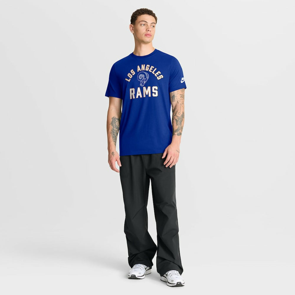 Nike Los Angeles Rams Favorable Timeline Tri-Blend T-Shirt Royal