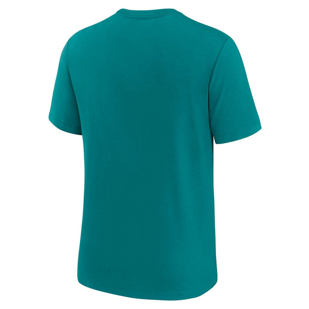 Nike Miami Dolphins Favorable Timeline Tri-Blend T-Shirt Aqua