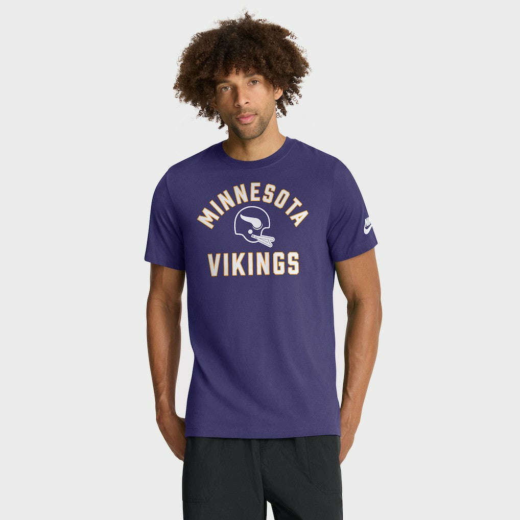 Nike Minnesota Vikings Favorable Timeline Tri-Blend T-Shirt Purple