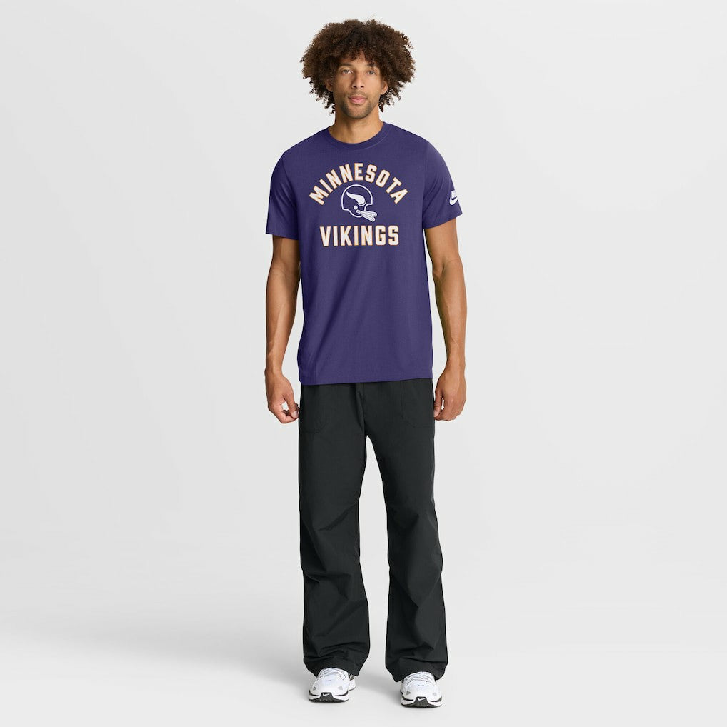 Nike Minnesota Vikings Favorable Timeline Tri-Blend T-Shirt Purple