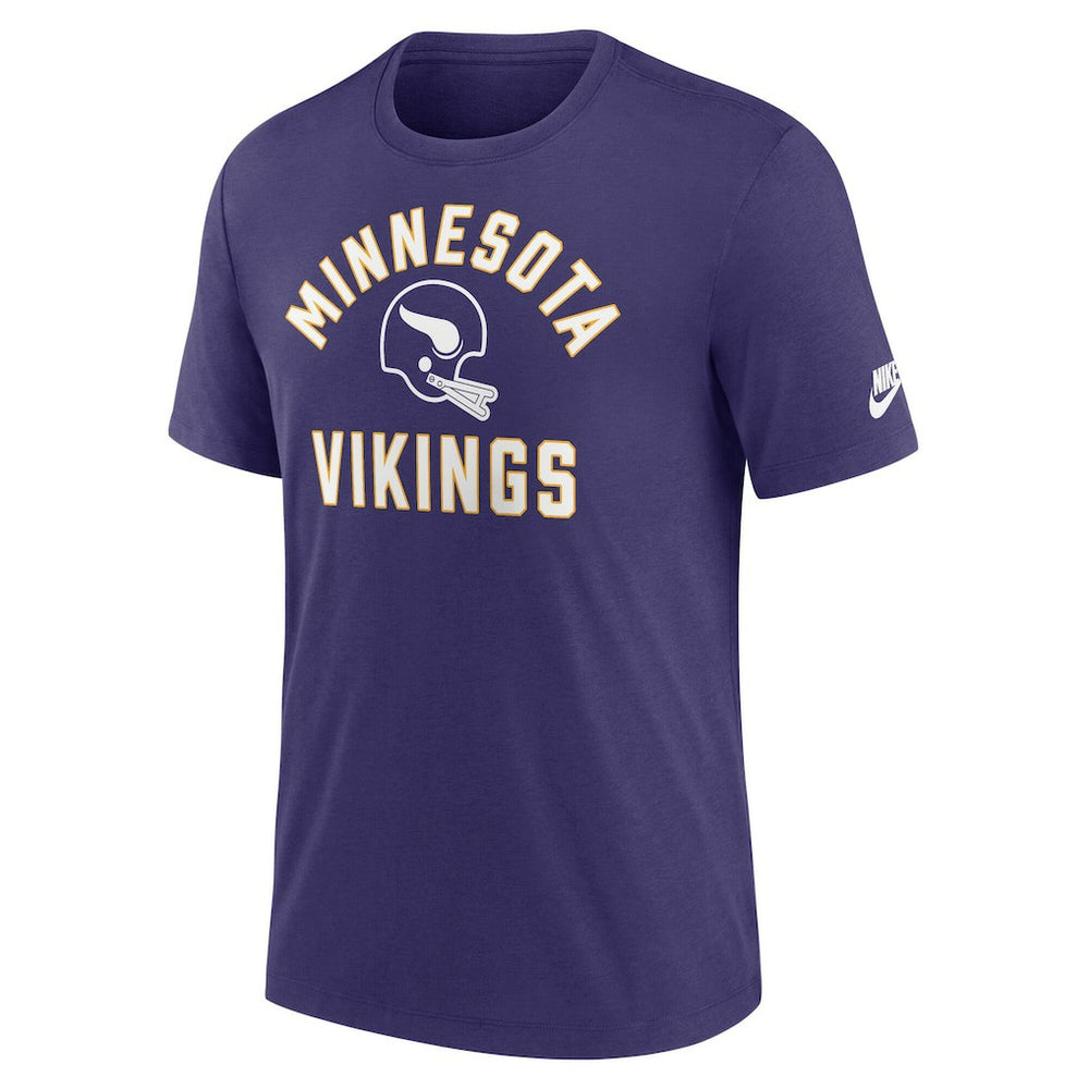 Nike Minnesota Vikings Favorable Timeline Tri-Blend T-Shirt Purple