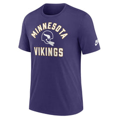 Nike Minnesota Vikings Favorable Timeline Tri-Blend T-Shirt Purple