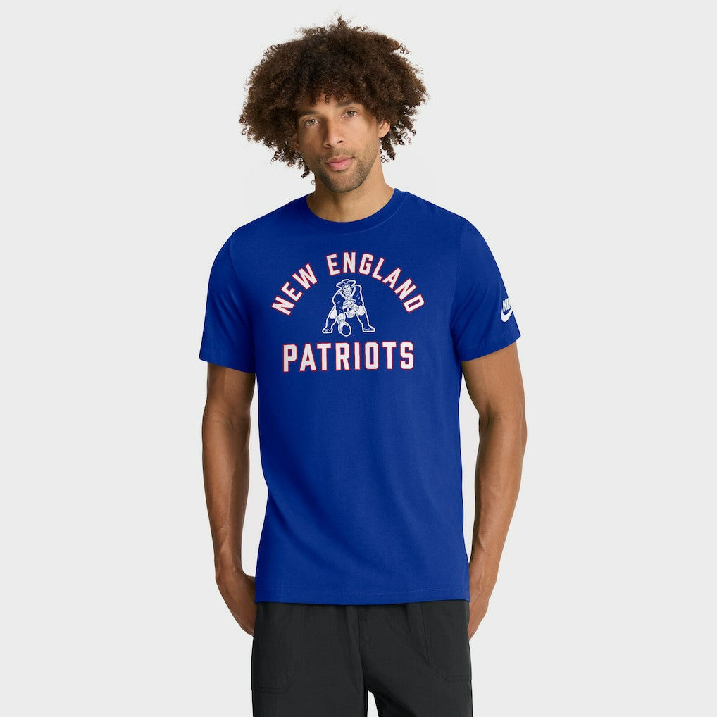 Nike New England Patriots Favorable Timeline Tri-Blend T-Shirt Royal