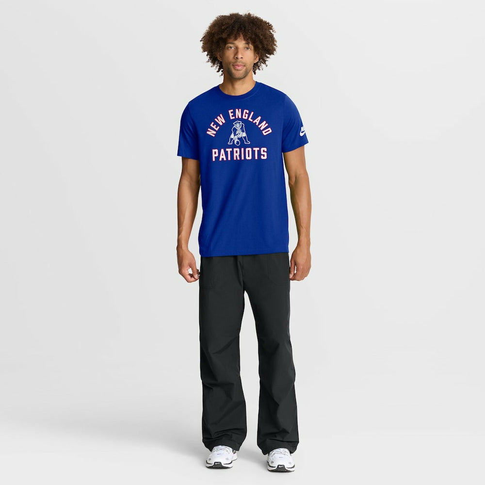 Nike New England Patriots Favorable Timeline Tri-Blend T-Shirt Royal