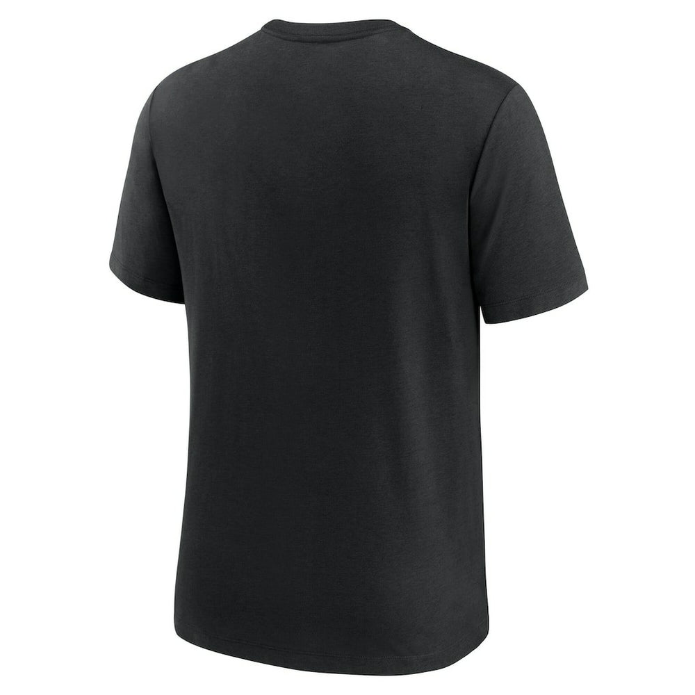 Nike New Orleans Saints Favorable Timeline Tri-Blend T-Shirt Black