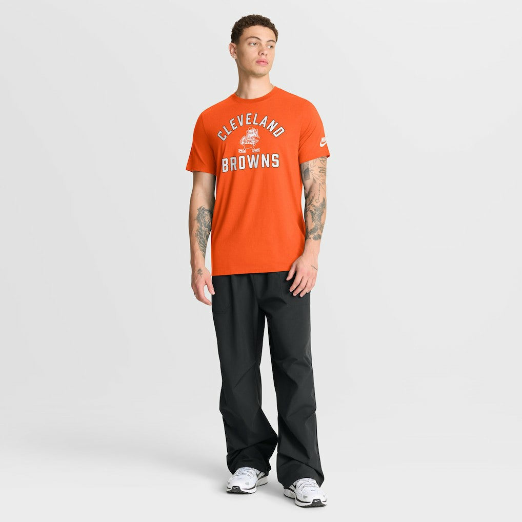 Nike Cleveland Browns Favorable Timeline Tri-Blend T-Shirt Orange
