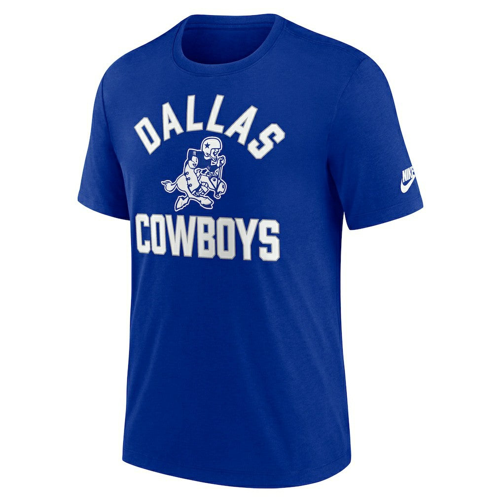 Nike Dallas Cowboys Favorable Timeline Tri-Blend T-Shirt Royal