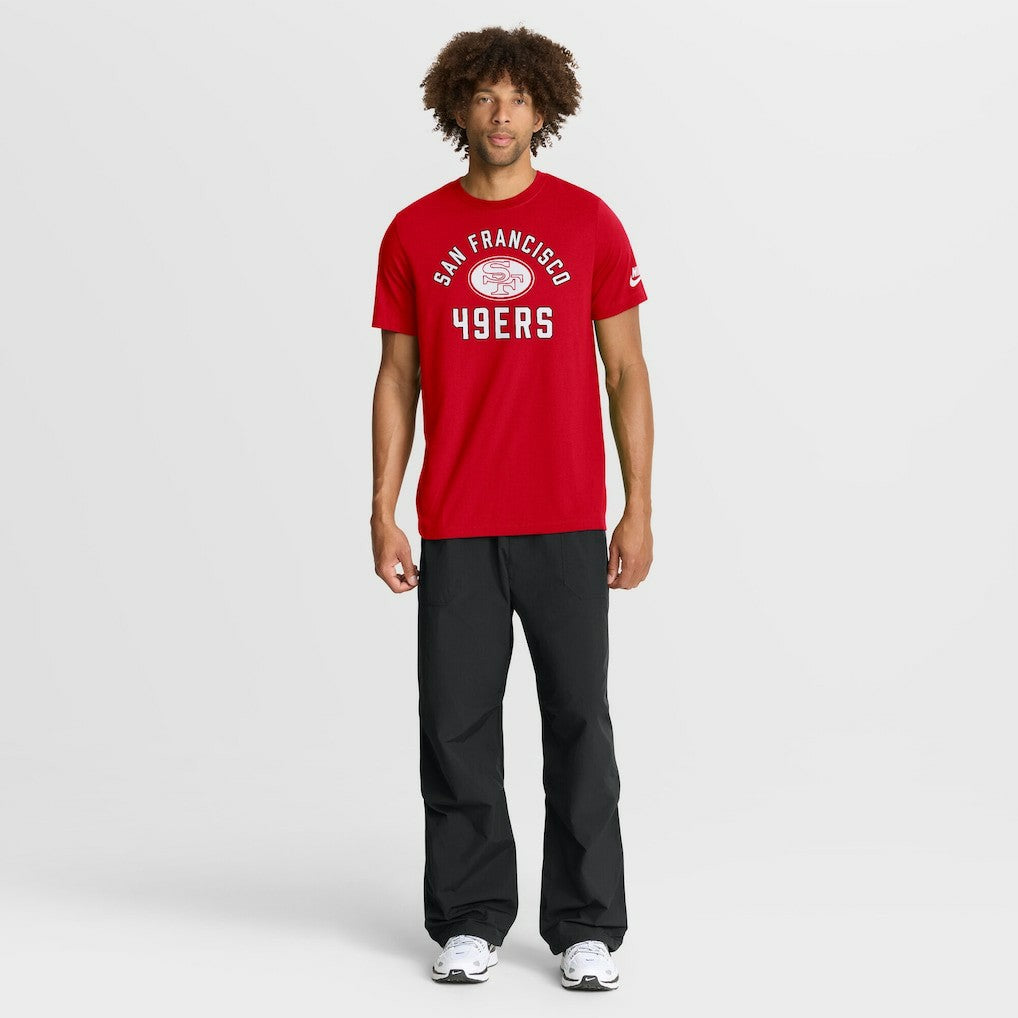 Nike San Francisco 49ers Favorable Timeline Tri-Blend T-Shirt Scarlet