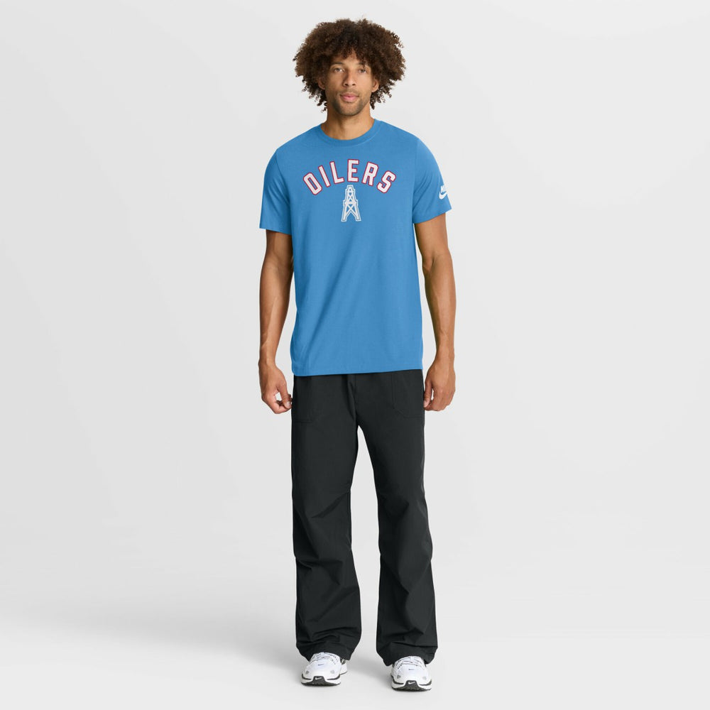 Nike Tennessee Titans Favorable Timeline Tri-Blend T-Shirt Light Blue
