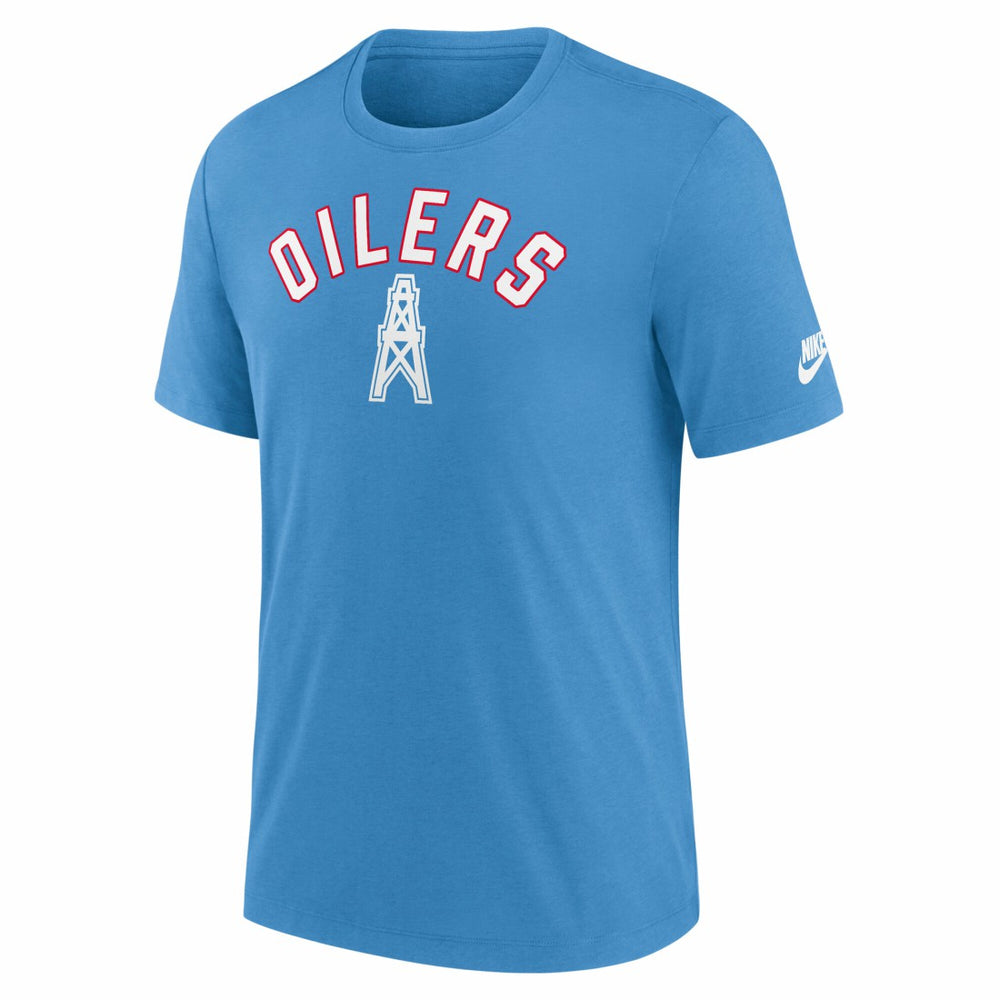 Nike Tennessee Titans Favorable Timeline Tri-Blend T-Shirt Light Blue