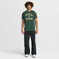 Nike Green Bay Packers Favorable Timeline Tri-Blend T-Shirt Green